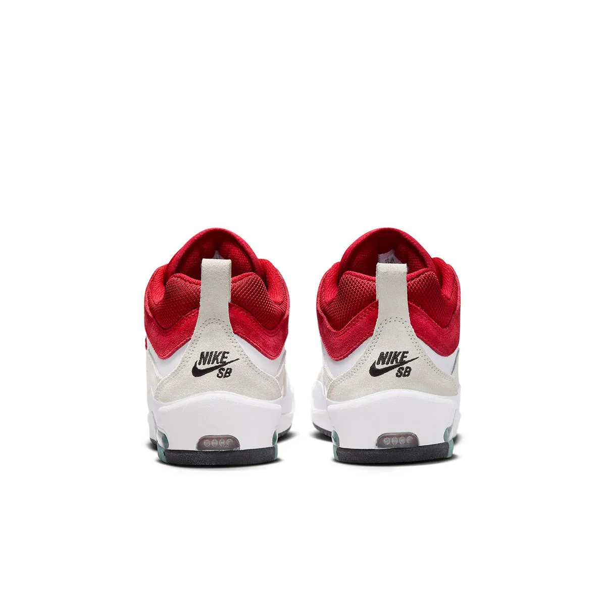 Nike SB - Ishod Air Max Shoes White/Summit White/Varsity-Red/Varsity Red