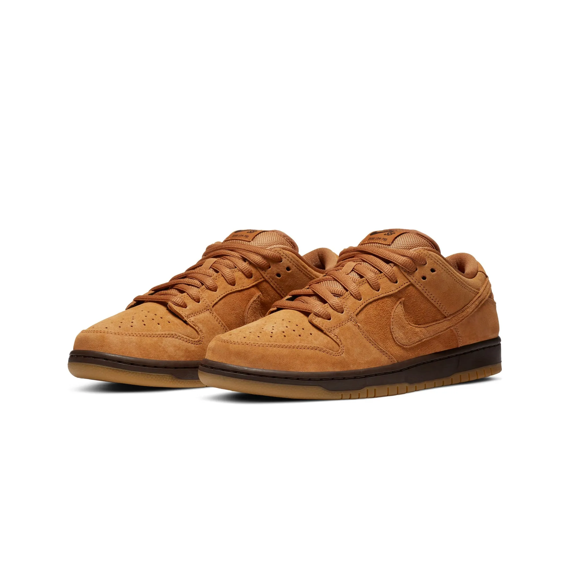 Nike SB Mens Dunk Low Pro 'Wheat Mocha' Shoes