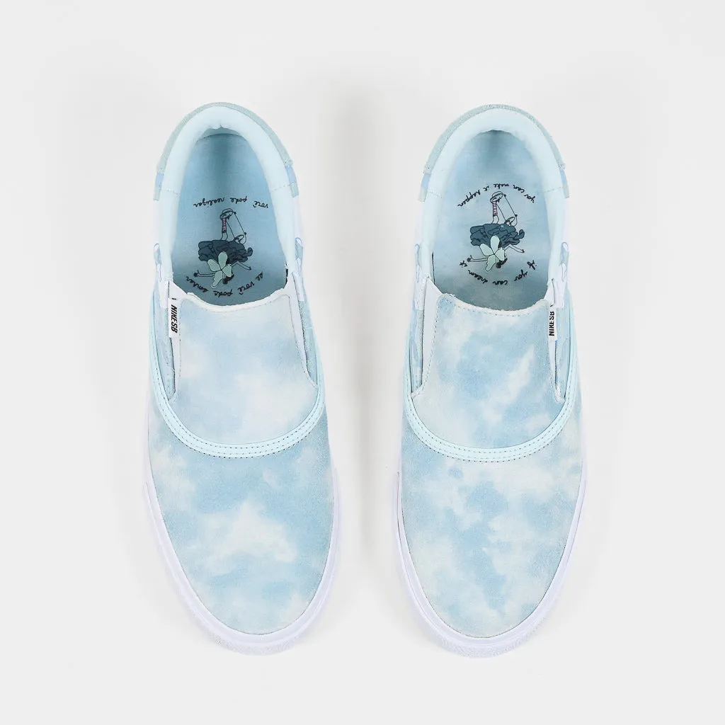 Nike SB - Rayssa Leal Verona Slip On Shoes - Glacier Blue / White