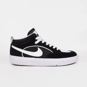 Nike SB - React Leo Baker Shoes - Black / White - Black - Gum Light Brown