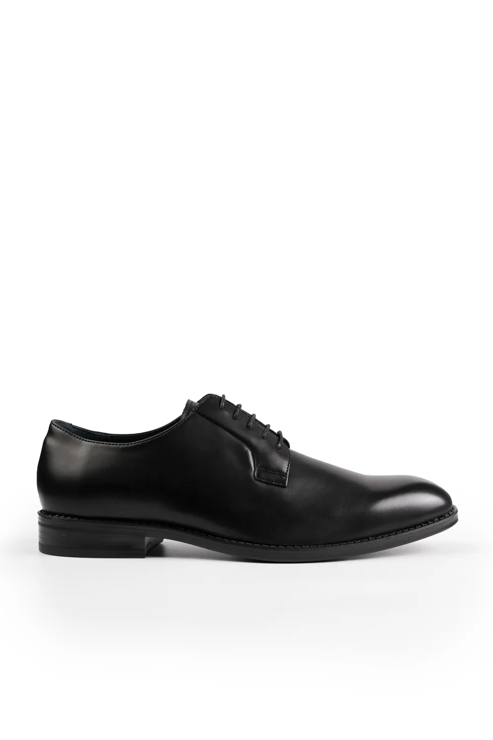 NOAH LACE UP DERBY FORMAL DRESS WORK SHOES IN BLACK