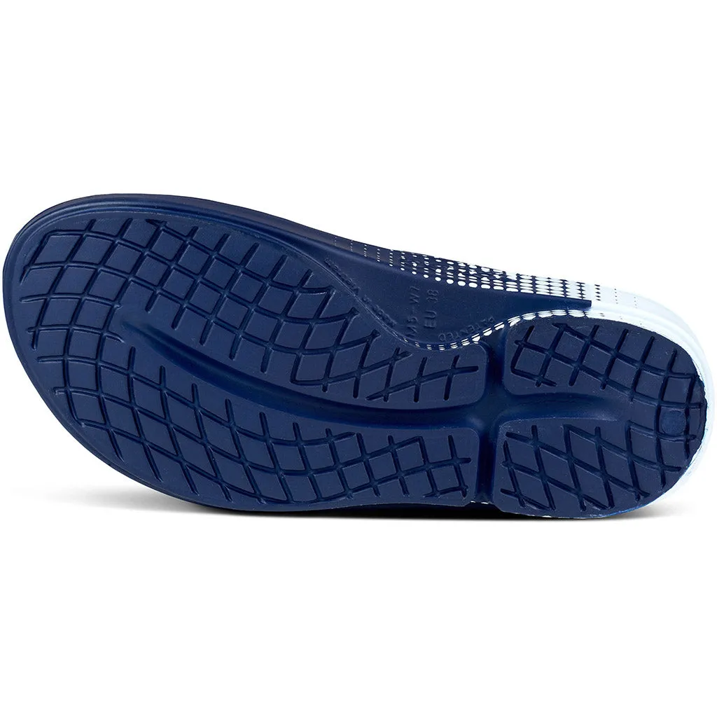 OOFOS Women's OOahh Sport Slide - Navy Matrix