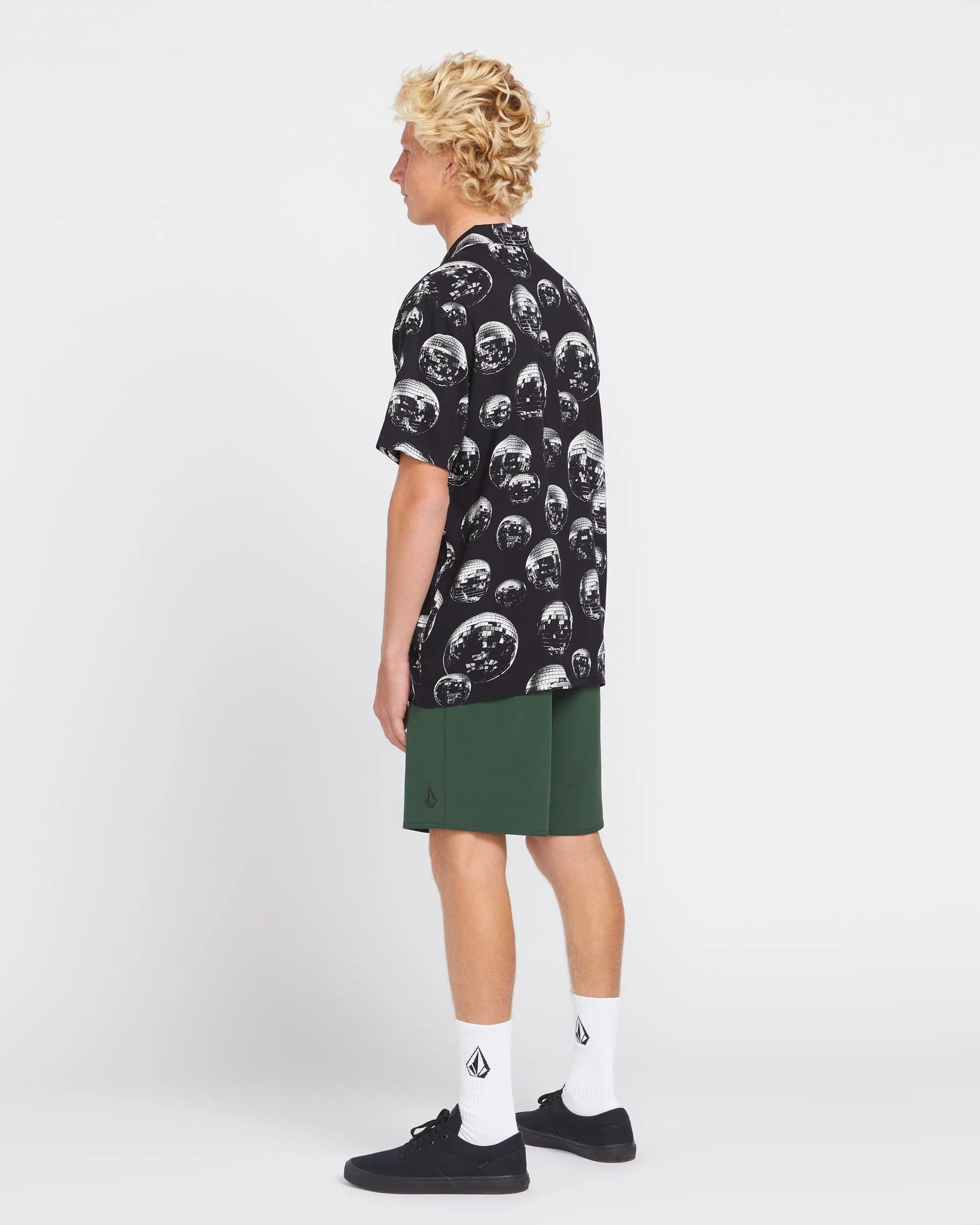 Packed Up Woven Short Sleeve Shirt - Black