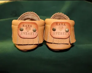 Personalize your Moccasins! What would you like your message to say?