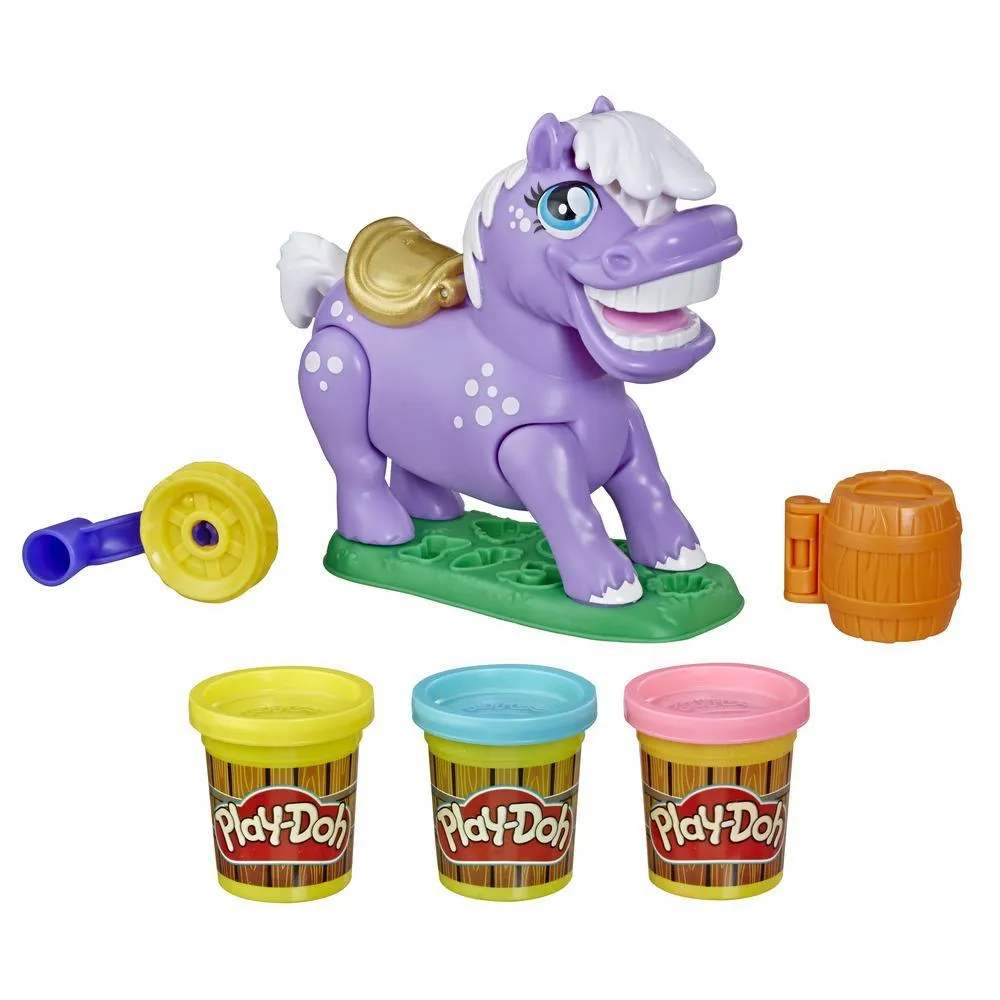 Play Doh Animal Crew Pony Farm Animal Playset