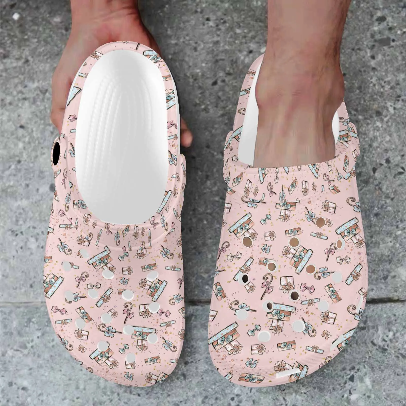 Presents  Custom Print Adults Clogs