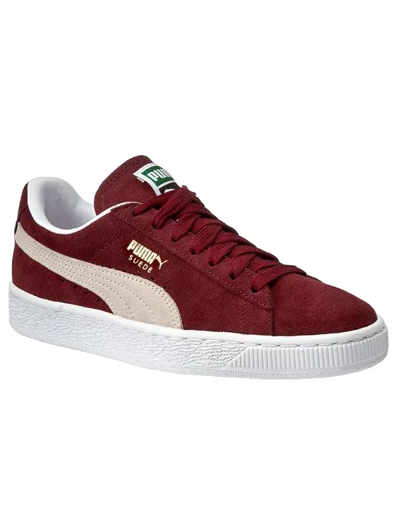 Puma scarpa sneakers da uomo Suede Classic 352634 75 rosso scuro