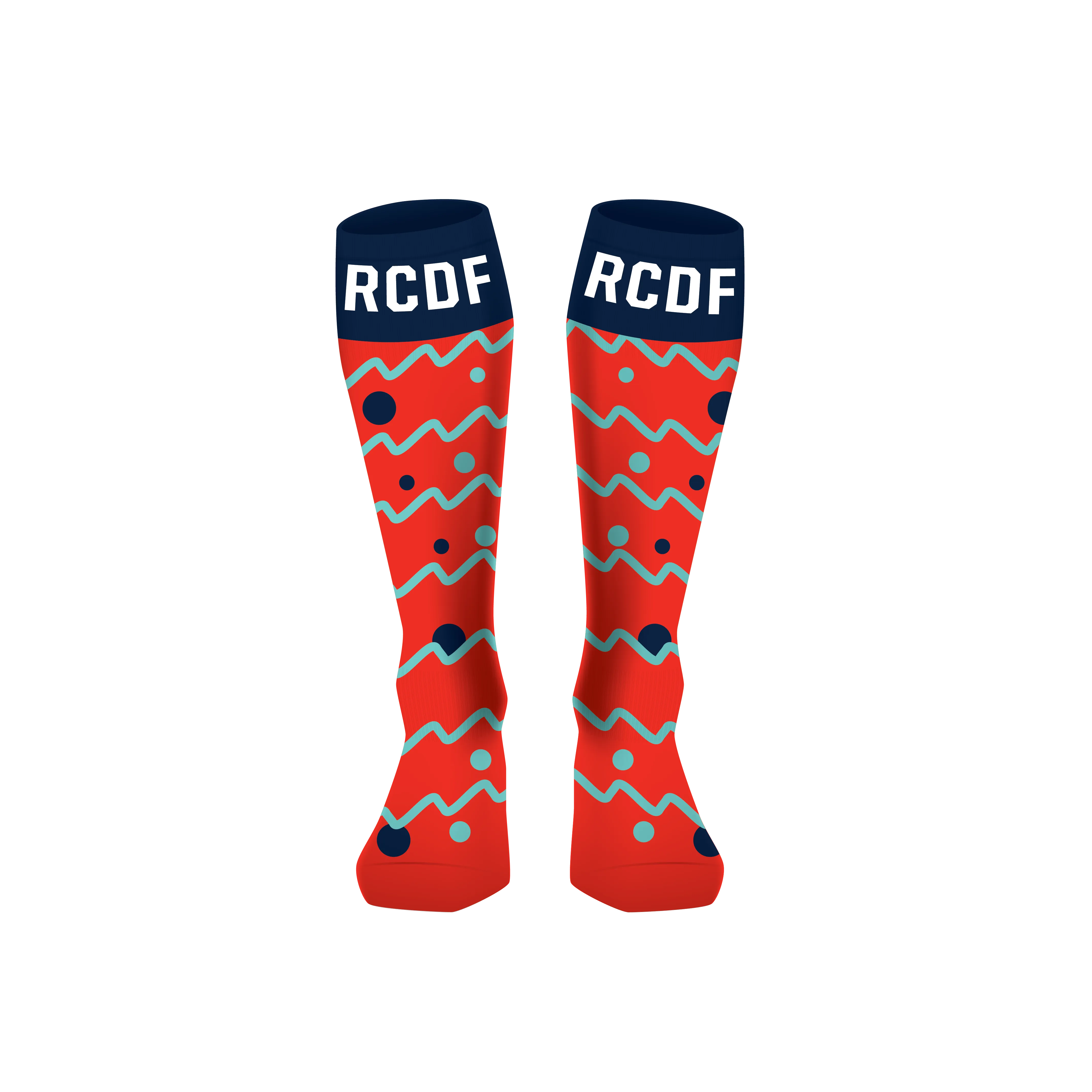 RCDxSMJFL Footy socks