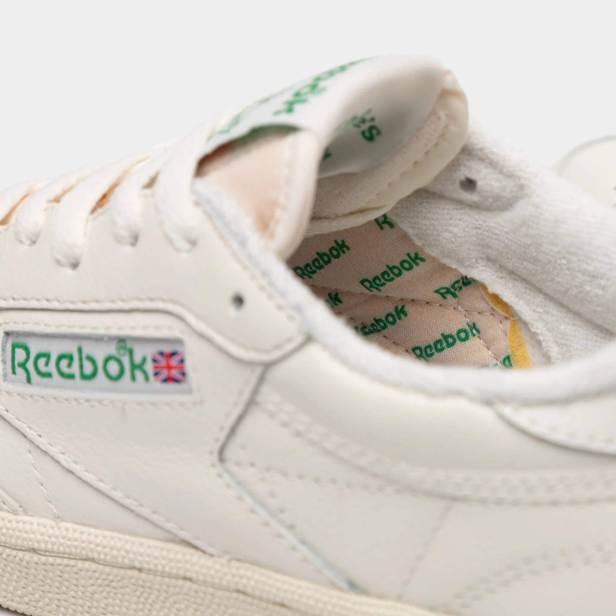 Reebok Womens' Club C 85 Vintage Chalk / Alabaster - Green