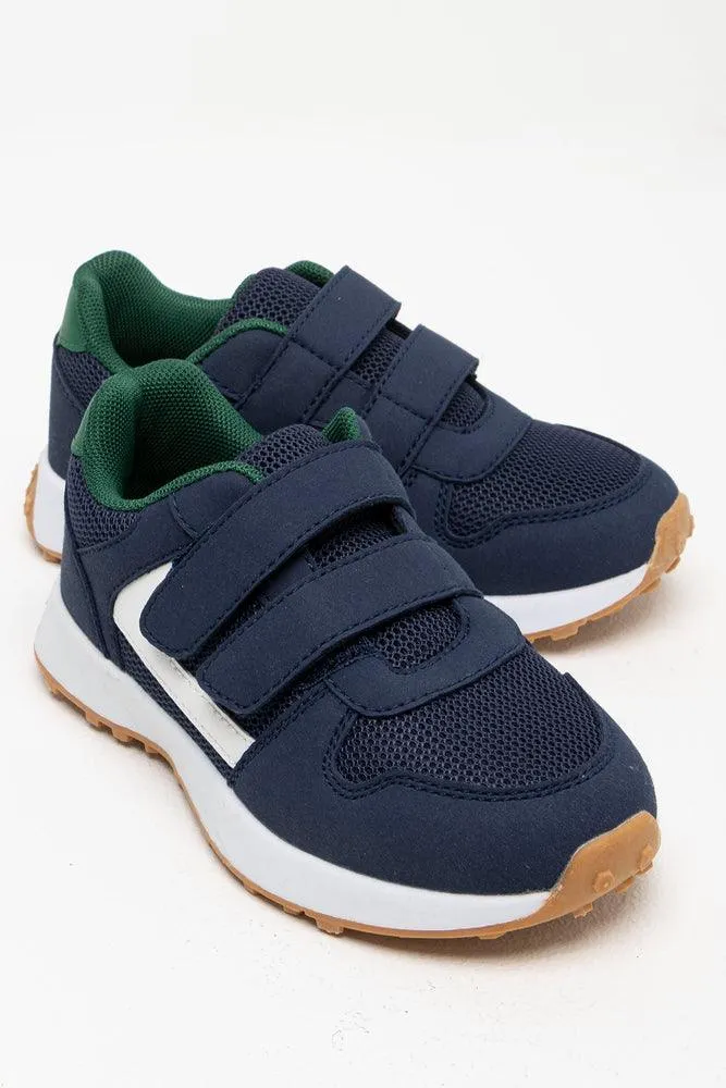 Retro Trainer Navy