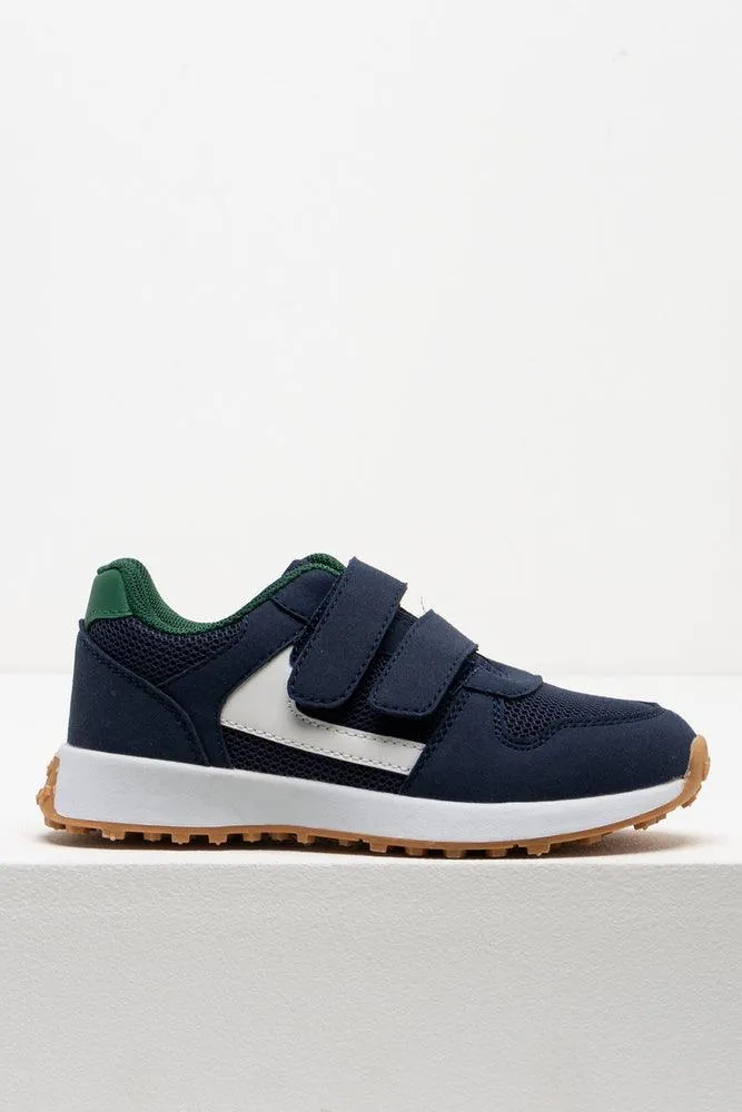 Retro Trainer Navy