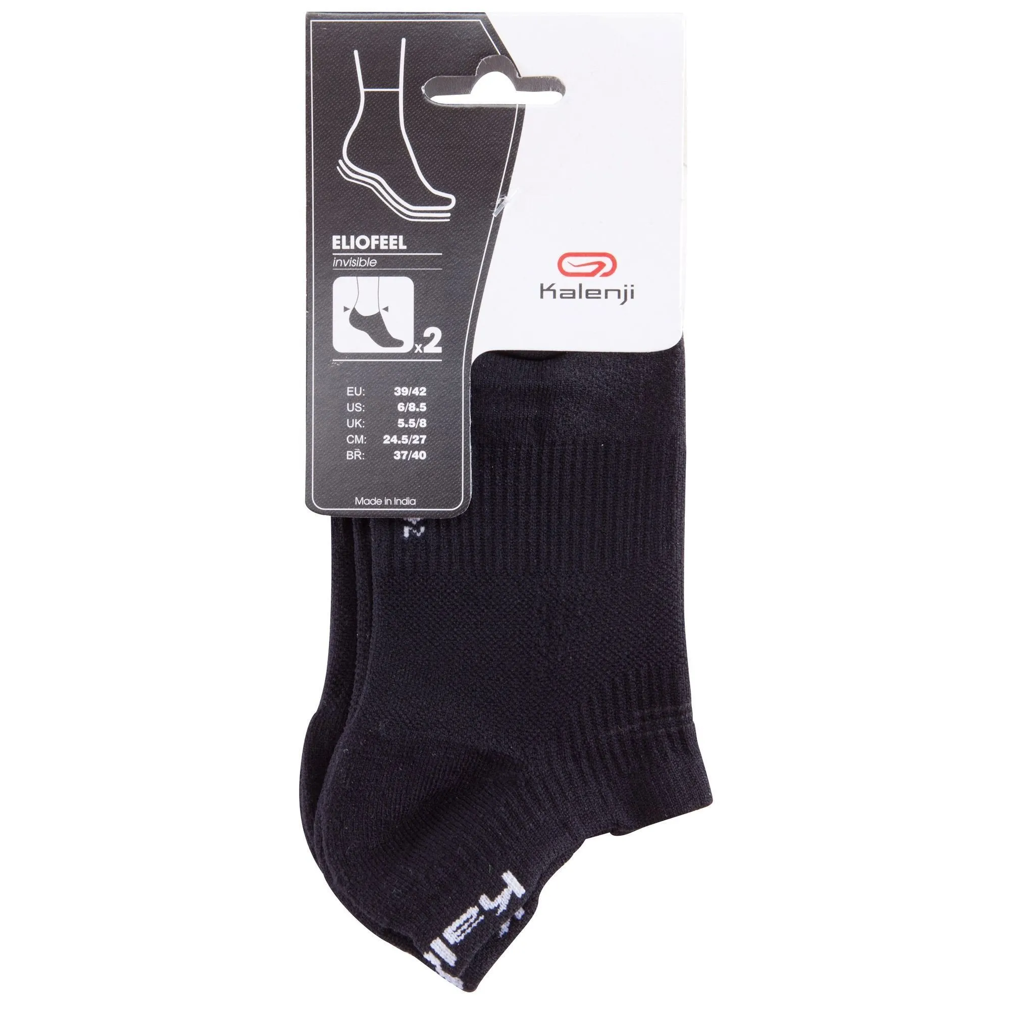 Running Socks Eliofeel Invisible pack of 2