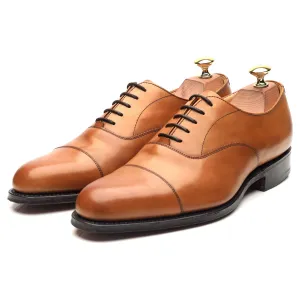 'Ruston' Tan Brown Leather Oxford UK 6 G