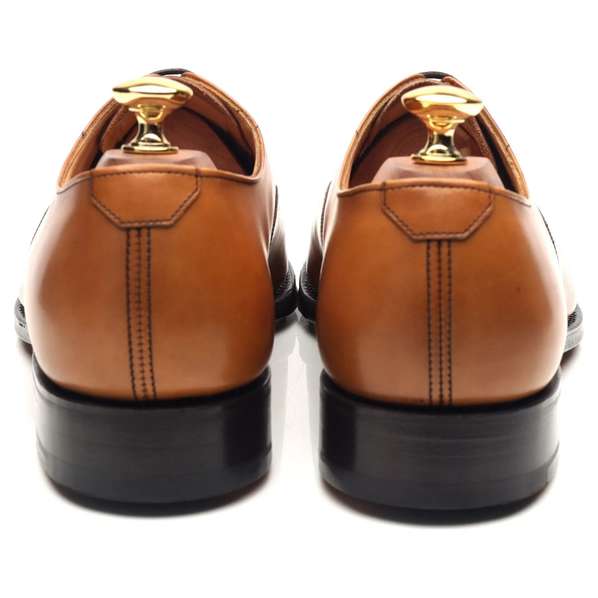 'Ruston' Tan Brown Leather Oxford UK 6 G