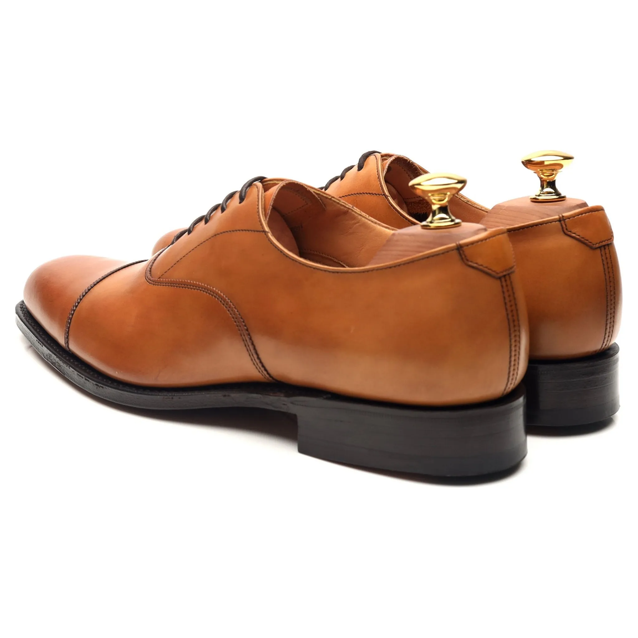 'Ruston' Tan Brown Leather Oxford UK 6 G