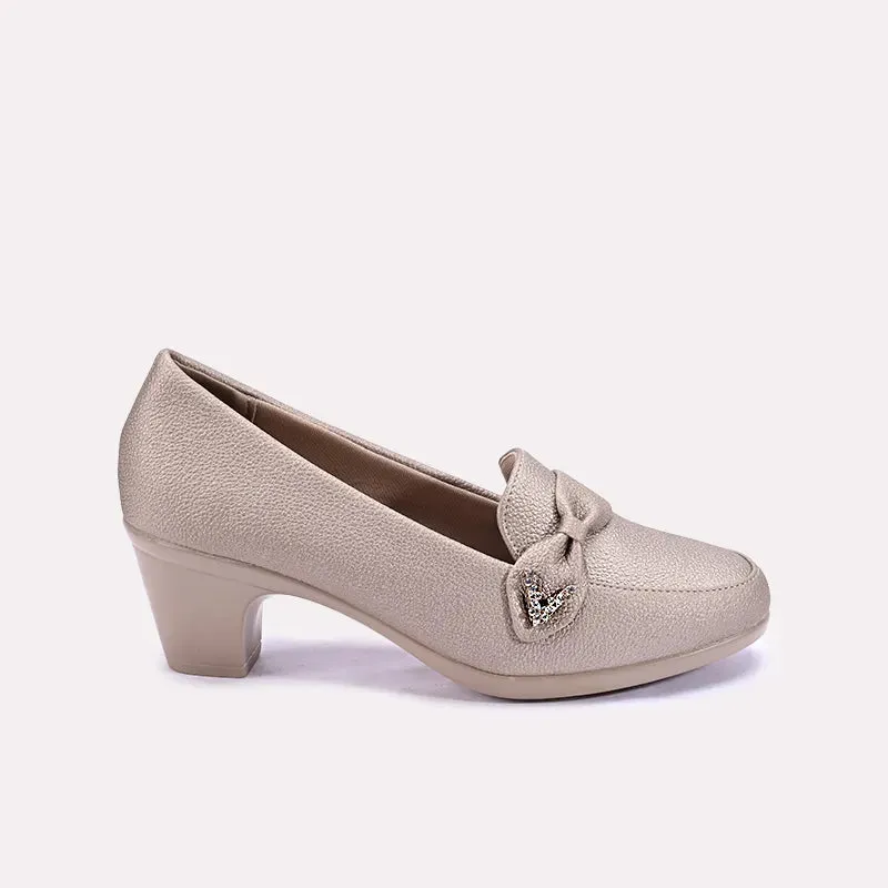 Sabine Gold Casual Court Shoes 0431307