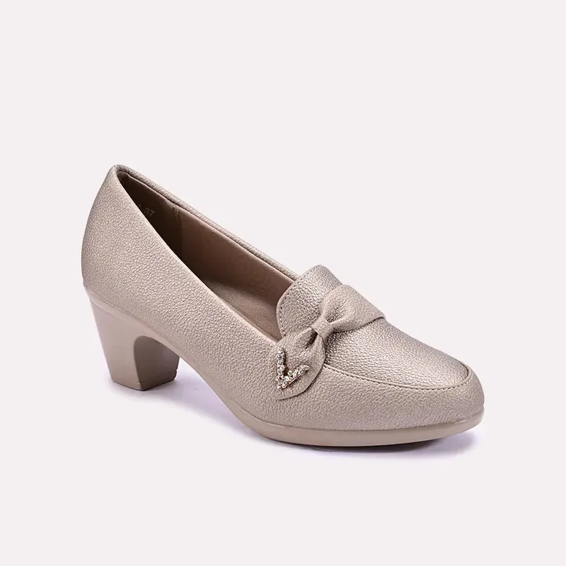 Sabine Gold Casual Court Shoes 0431307