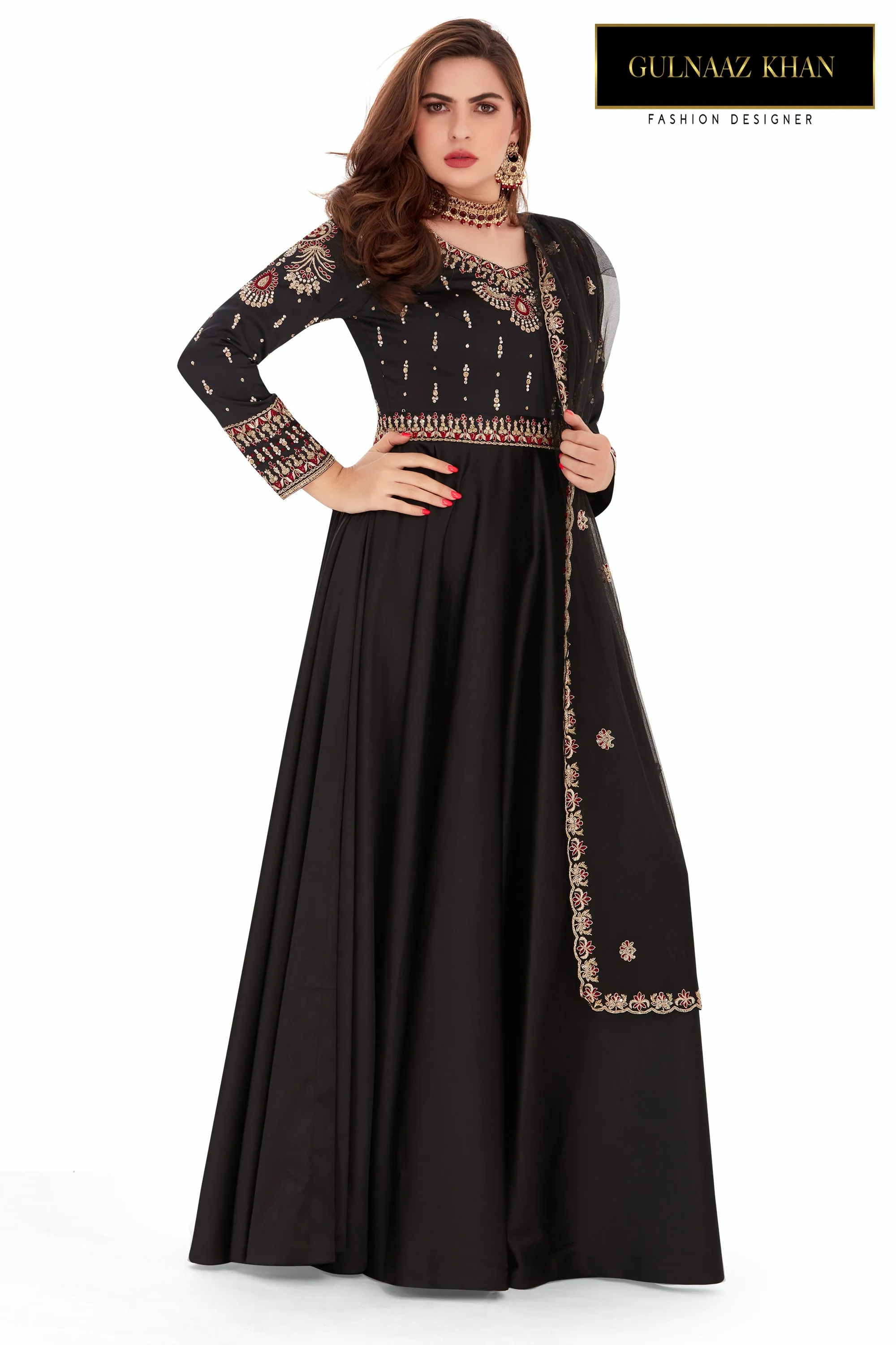 Saima - Black Gown