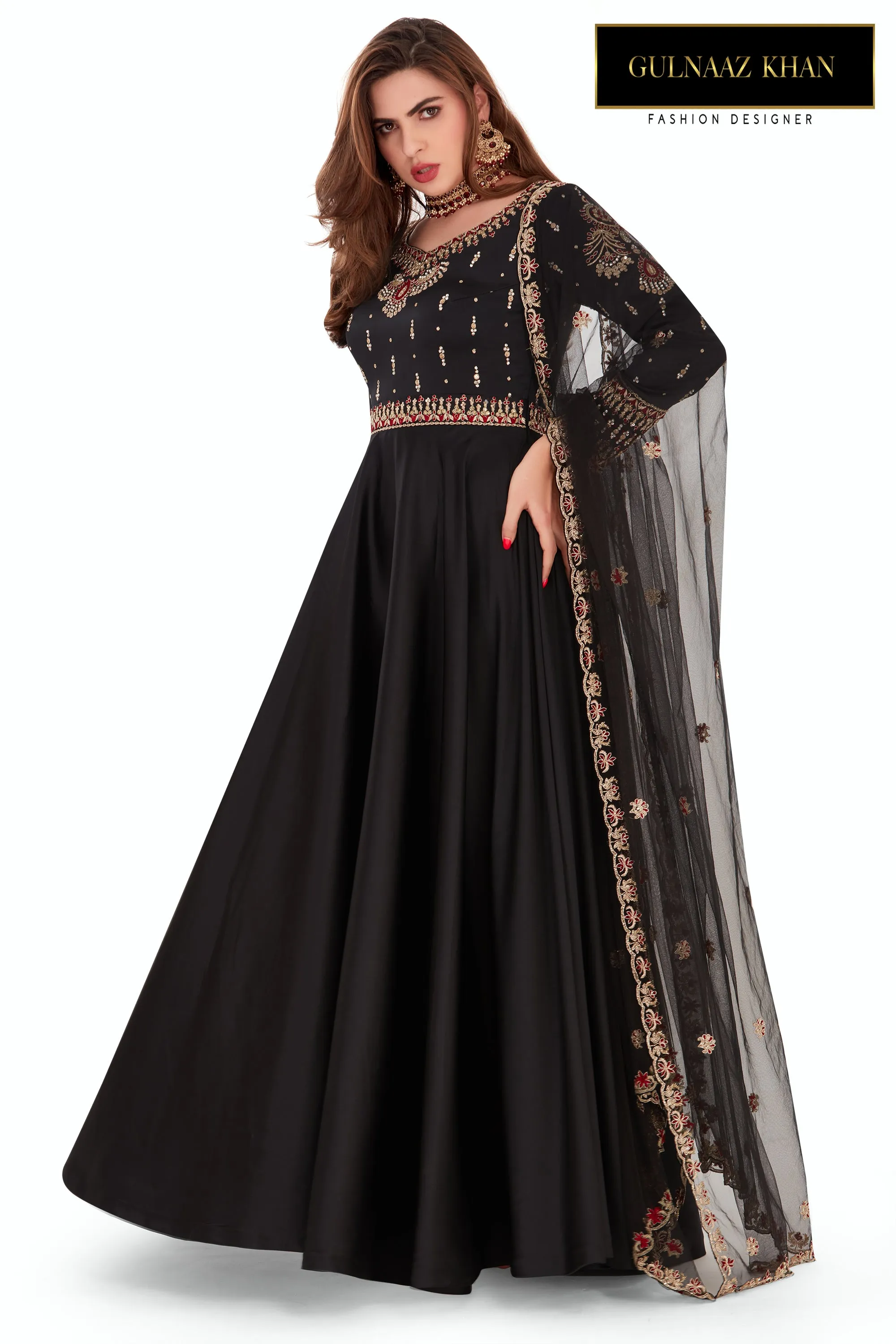 Saima - Black Gown