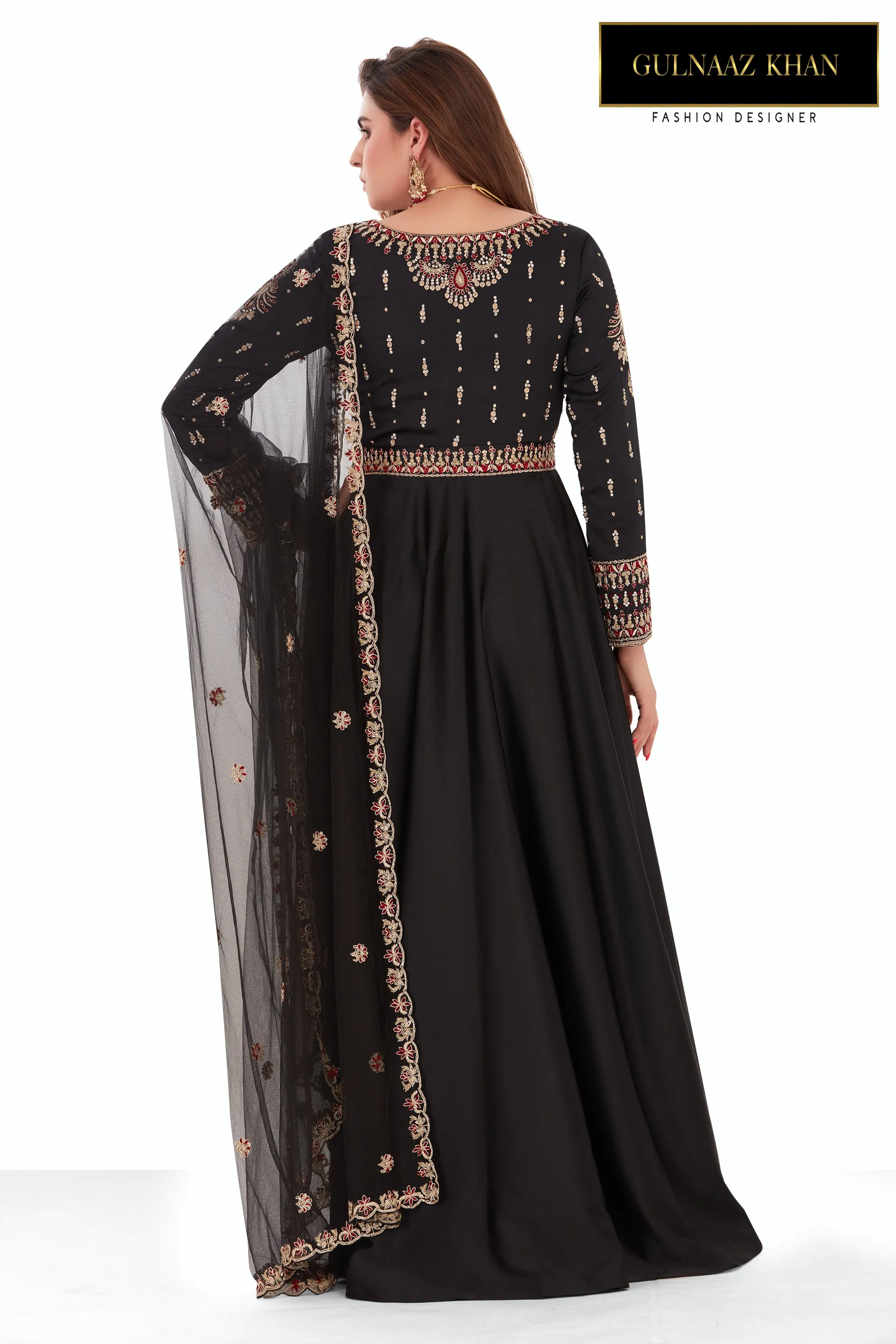 Saima - Black Gown