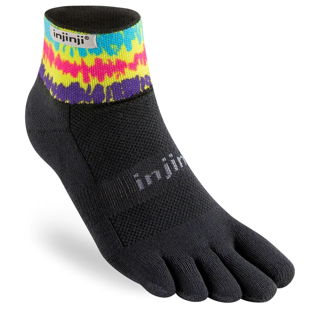 SALE:Injinji Spectrum Trail Midweight Mini-Crew Running Socks