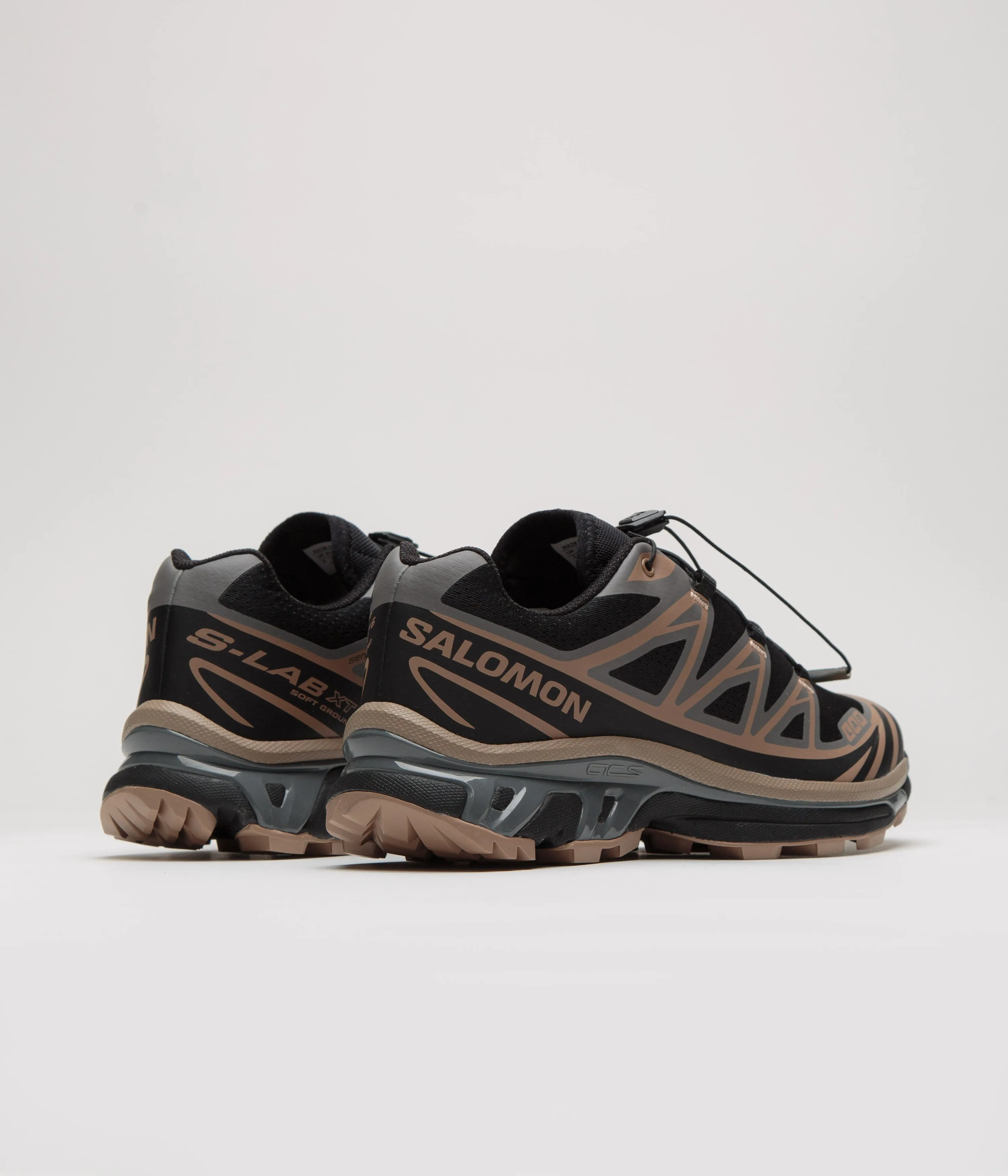 Salomon XT-6 Shoes - Black / Portabella / Pewter