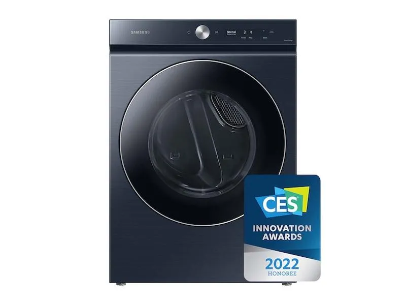 Samsung DVG53BB8900DA3 Bespoke 7.6 cu. ft. Ultra Capacity Gas Dryer with AI Optimal Dry and Super Speed Dry in Brushed Navy