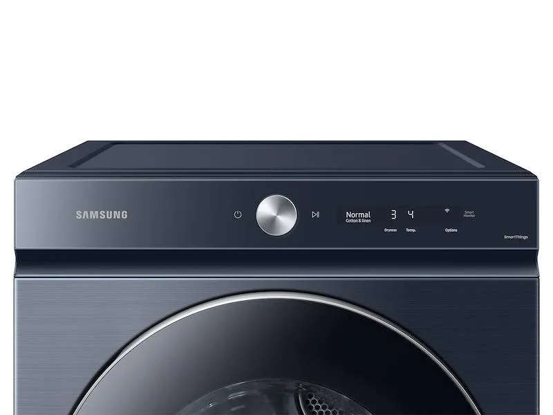 Samsung DVG53BB8900DA3 Bespoke 7.6 cu. ft. Ultra Capacity Gas Dryer with AI Optimal Dry and Super Speed Dry in Brushed Navy