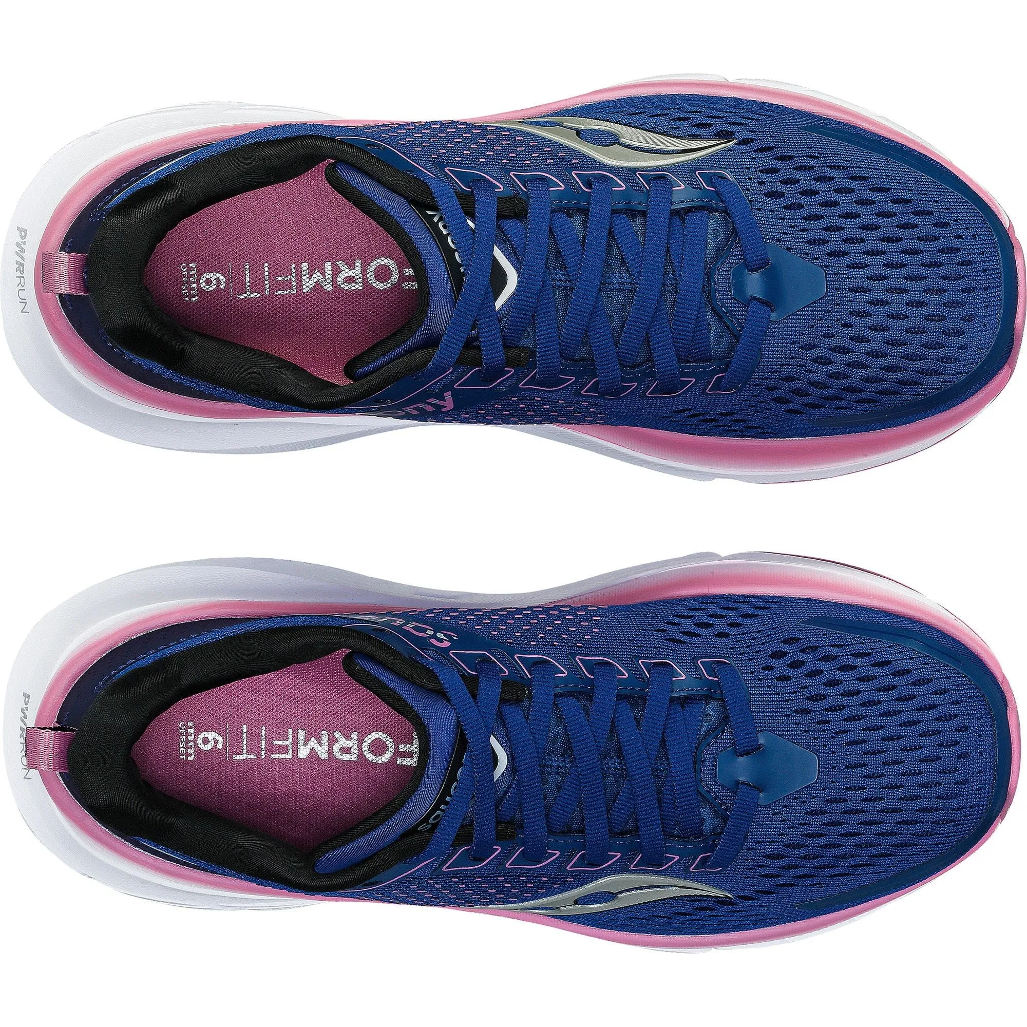 Saucony Guide 17 WIDE FIT Womens Running Shoes - Navy