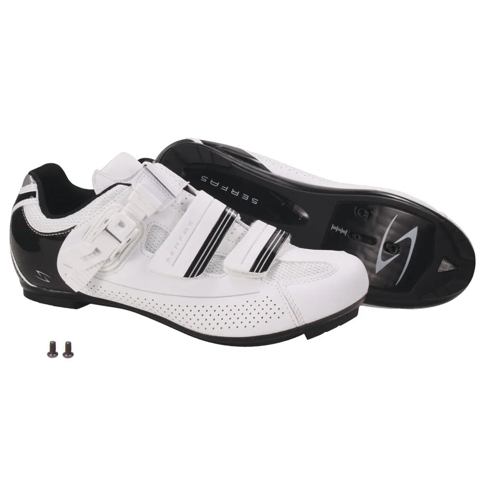 Serfas Men’s Road Bike Leadout Buckle Cycling Shoes (SMR-501B & SMR-501W)