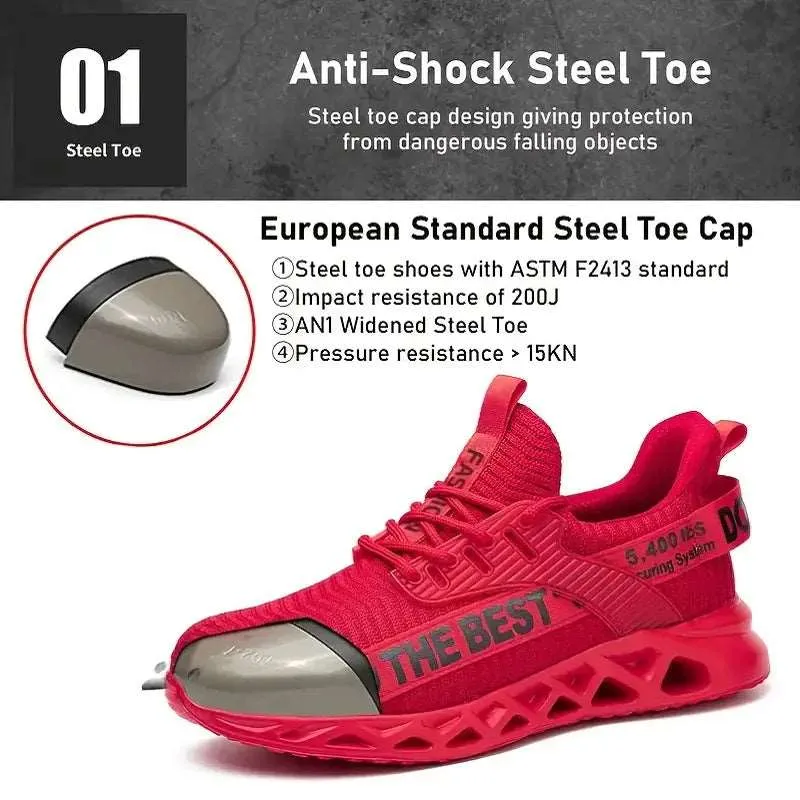 Seth Pro 3 Work Cushion Safety Steel Toe Shoes