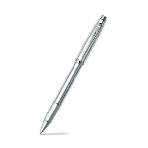 Sheaffer® 100 Brushed Chrome With Shiny Chrome Trim Rollerball Pen