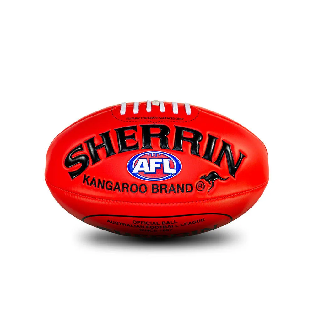 Sherrin Soft Touch Junior AFL Ball - Red