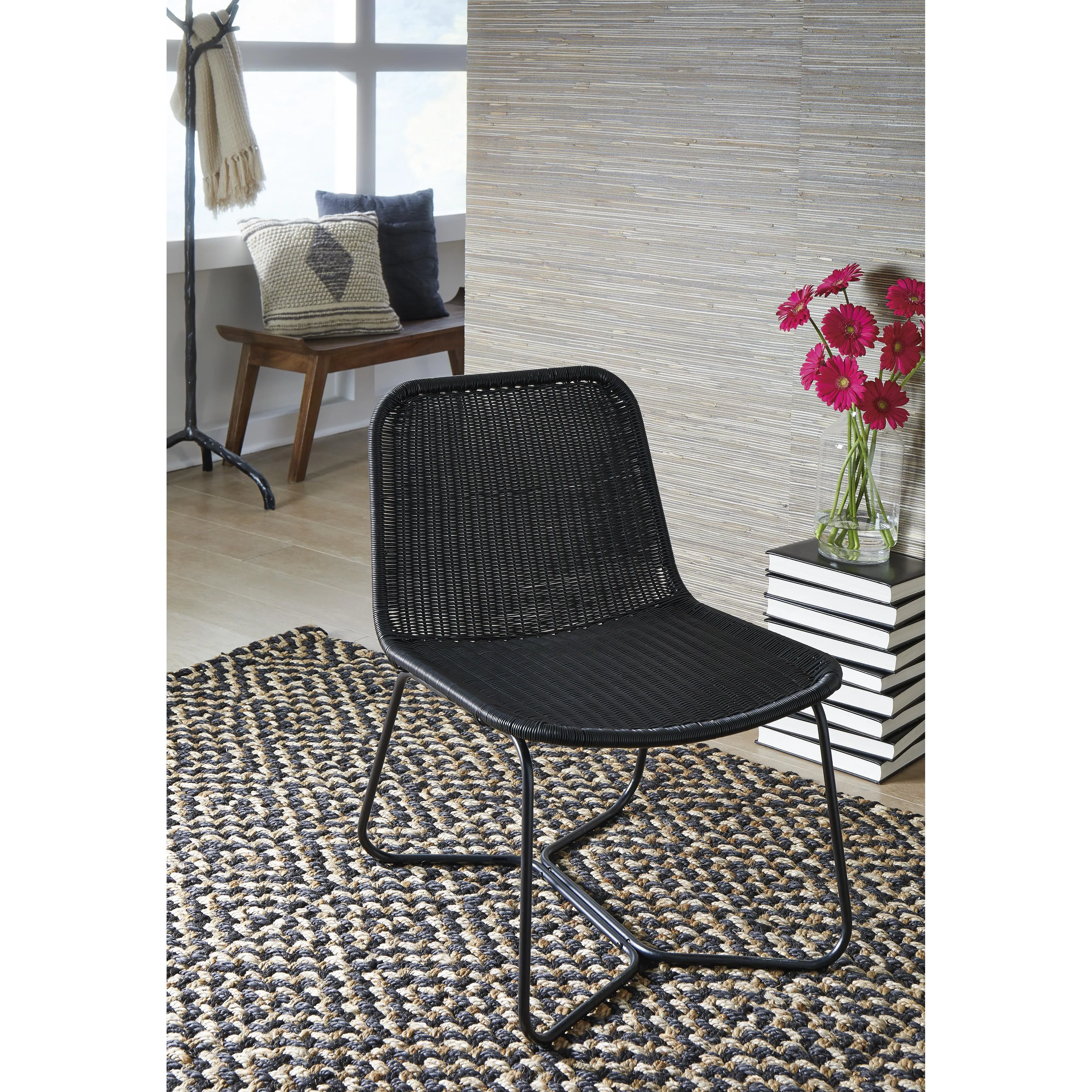 Signature Design by Ashley Daviston Stationary Metal Accent Chair A3000614