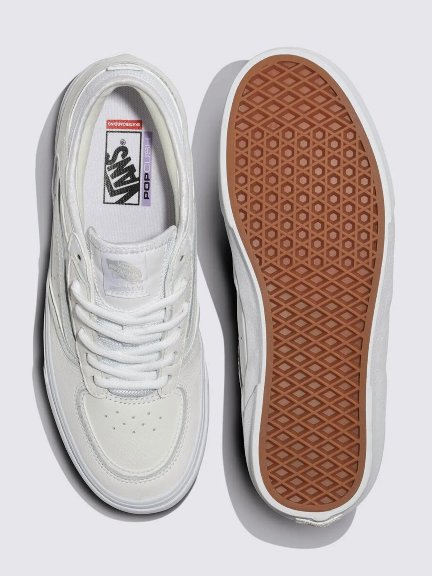 Skate Rowley Leather White/White Shoes