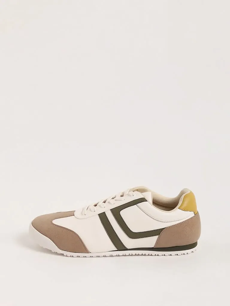 SOLEPLAY Off-White Lace-Up Sneakers