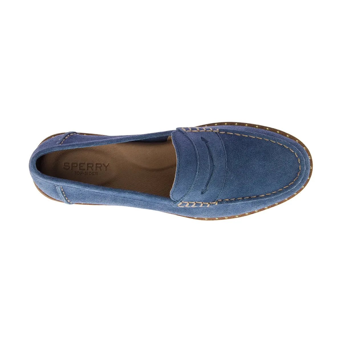 Sperry Women's Seaport Penny Suede Stud Loafers