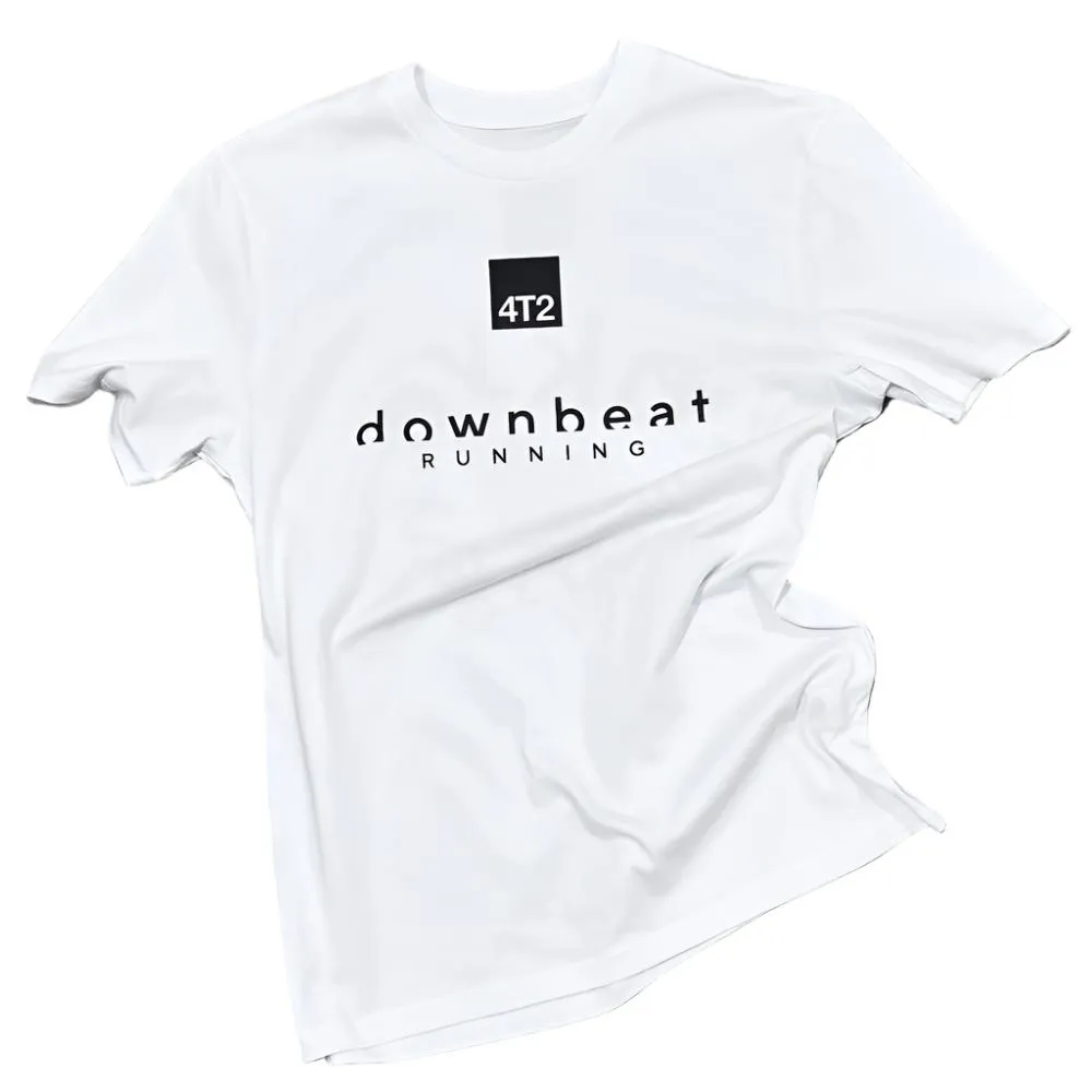 tee downbeat running, tokyo love on white.