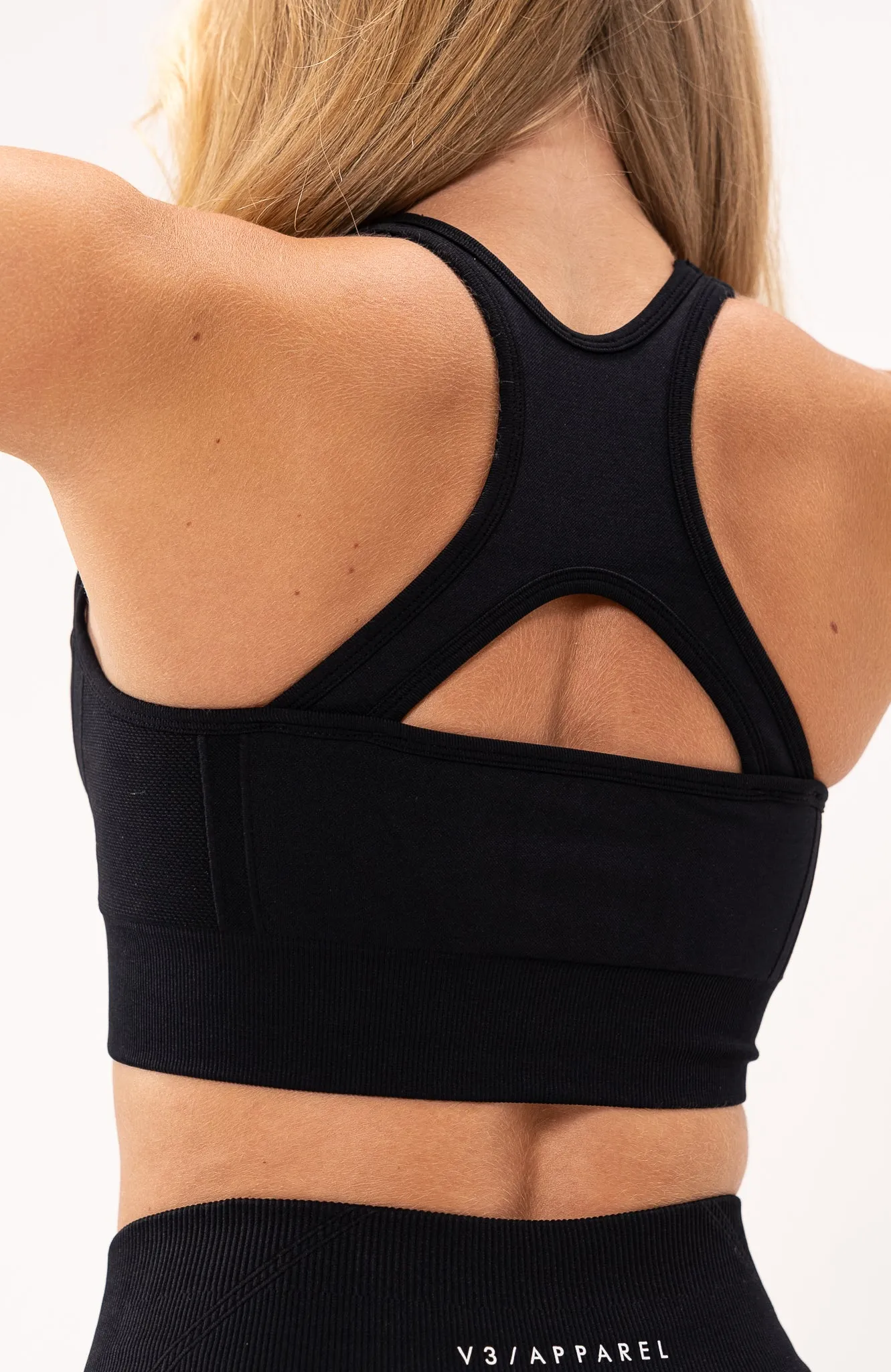 Tempo Seamless Sports Bra - Black