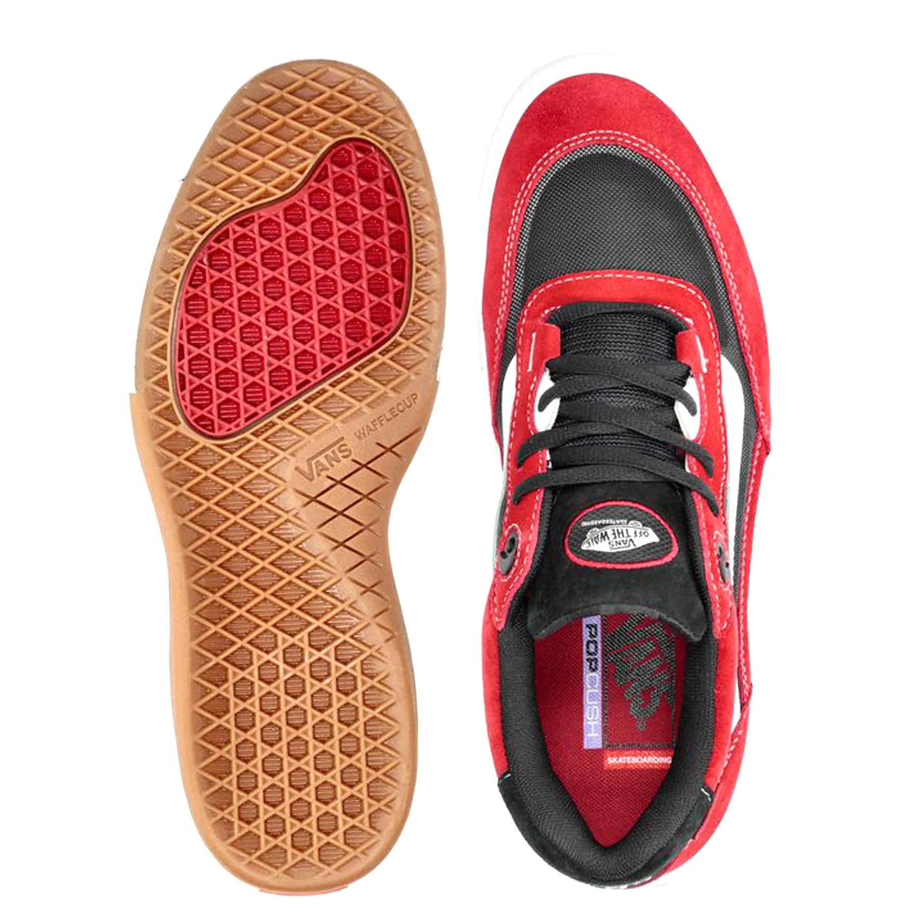 Tênis Vans - Skate Wayvee / Preto / Vermelho