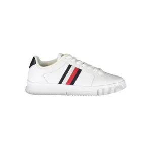 Tommy Hilfiger Sleek White Sneakers with Contrast Detail