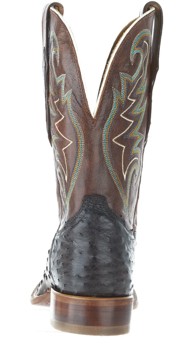 TONY LAMA MENS FOSTER SIENNA OSTRICH WESTERN BOOT STYLE EP6098