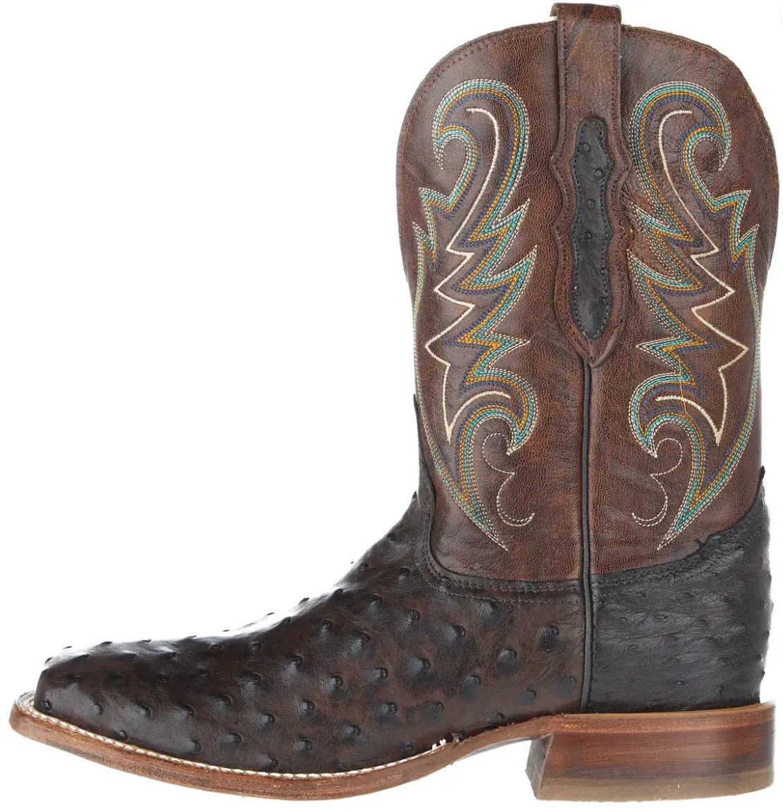 TONY LAMA MENS FOSTER SIENNA OSTRICH WESTERN BOOT STYLE EP6098