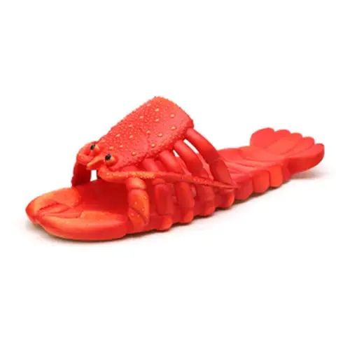 Trendy Designer Lobster Slippers