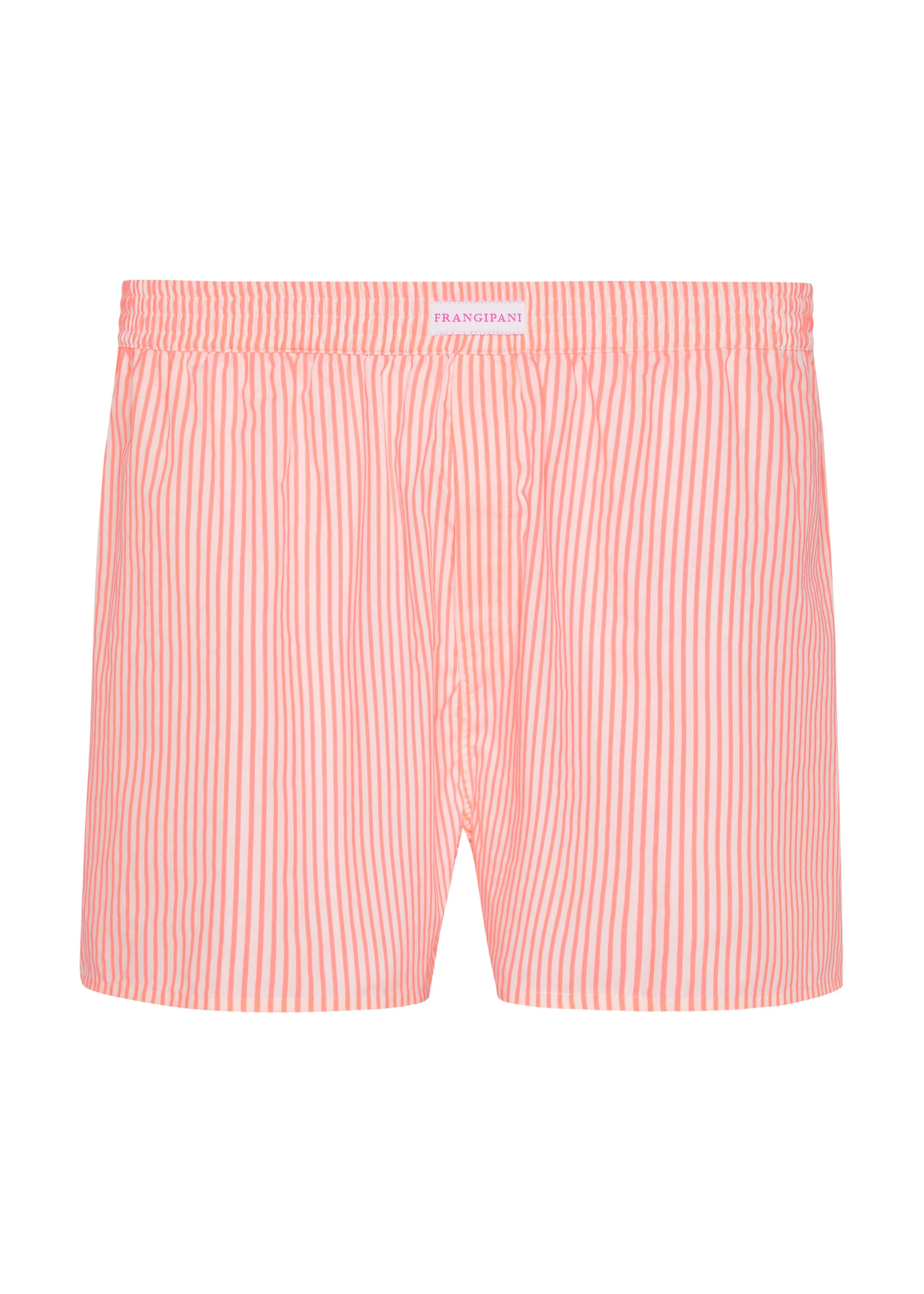 Twin Pack Men's Cotton Boxer shorts in Blue / Coral