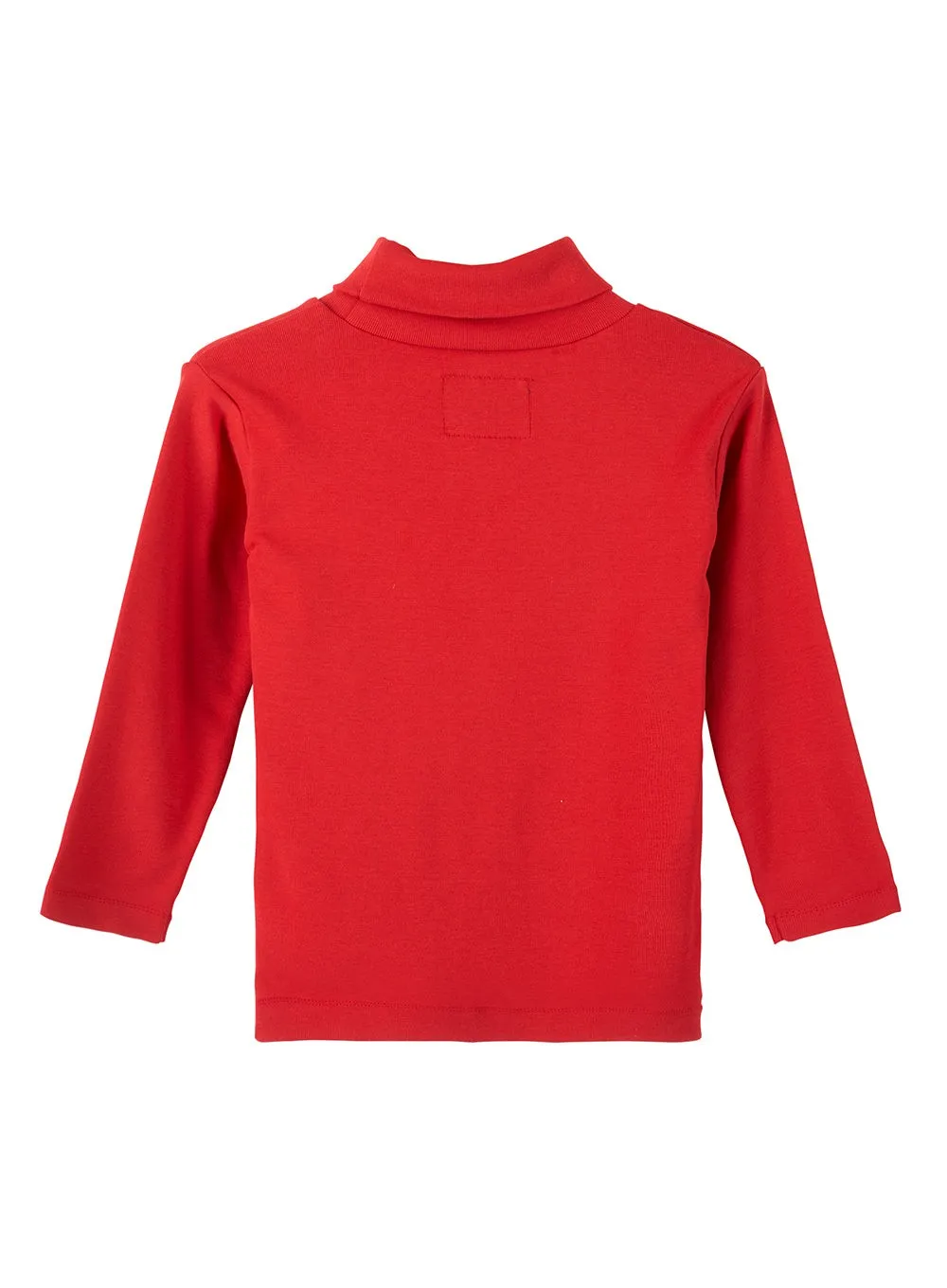 Unisex Classic Roll Neck in Red