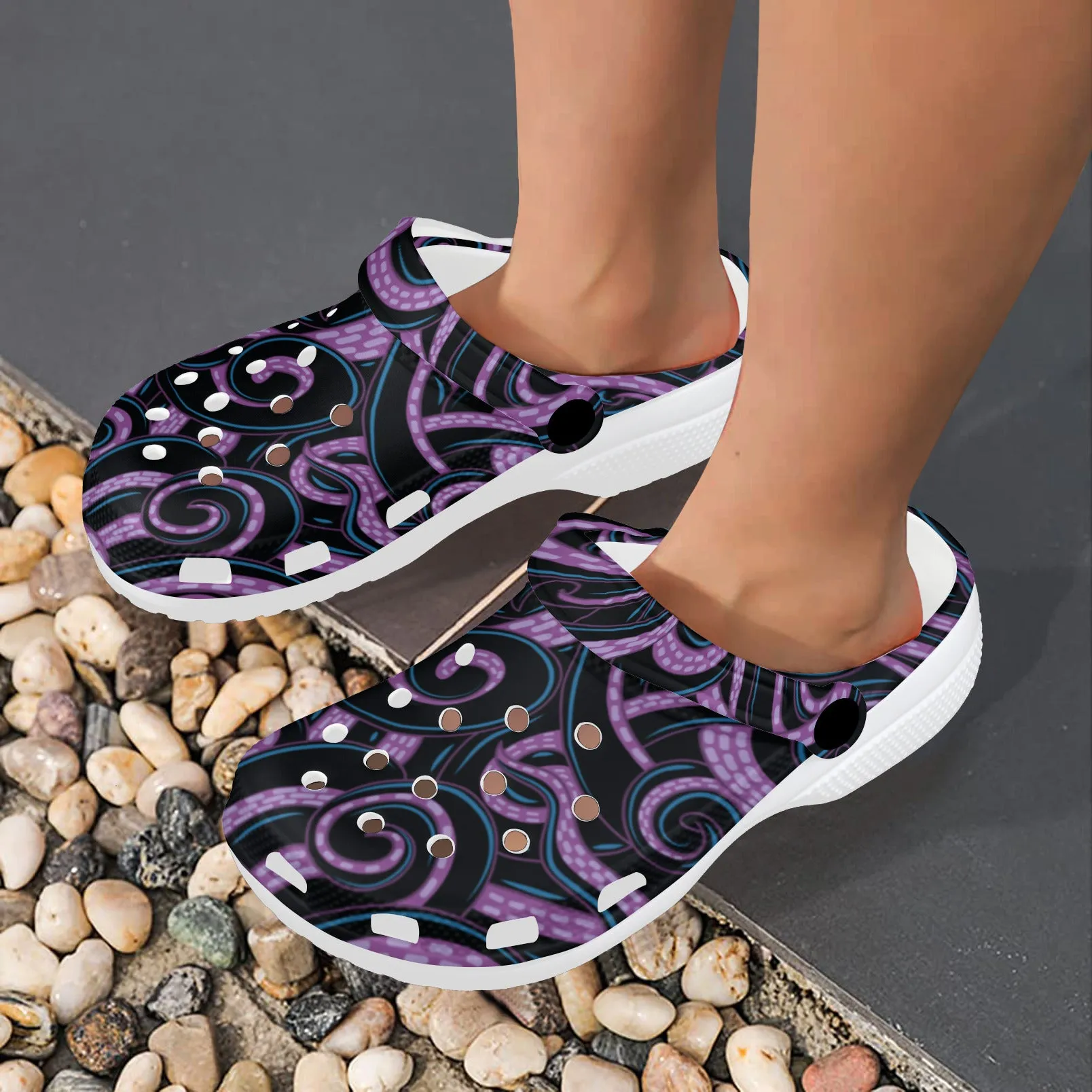 Ursula Tentacles Foam Clogs for Adults