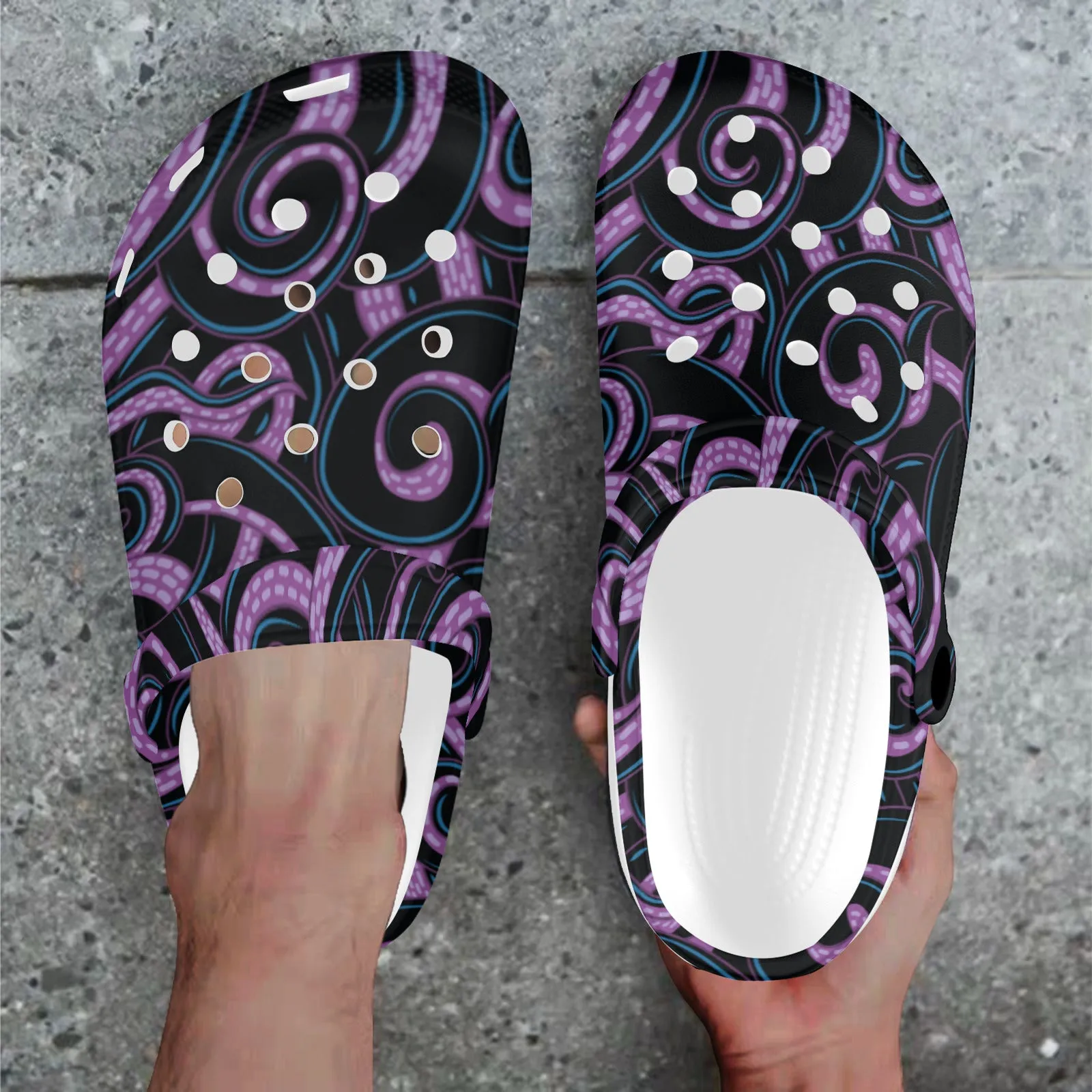 Ursula Tentacles Foam Clogs for Adults