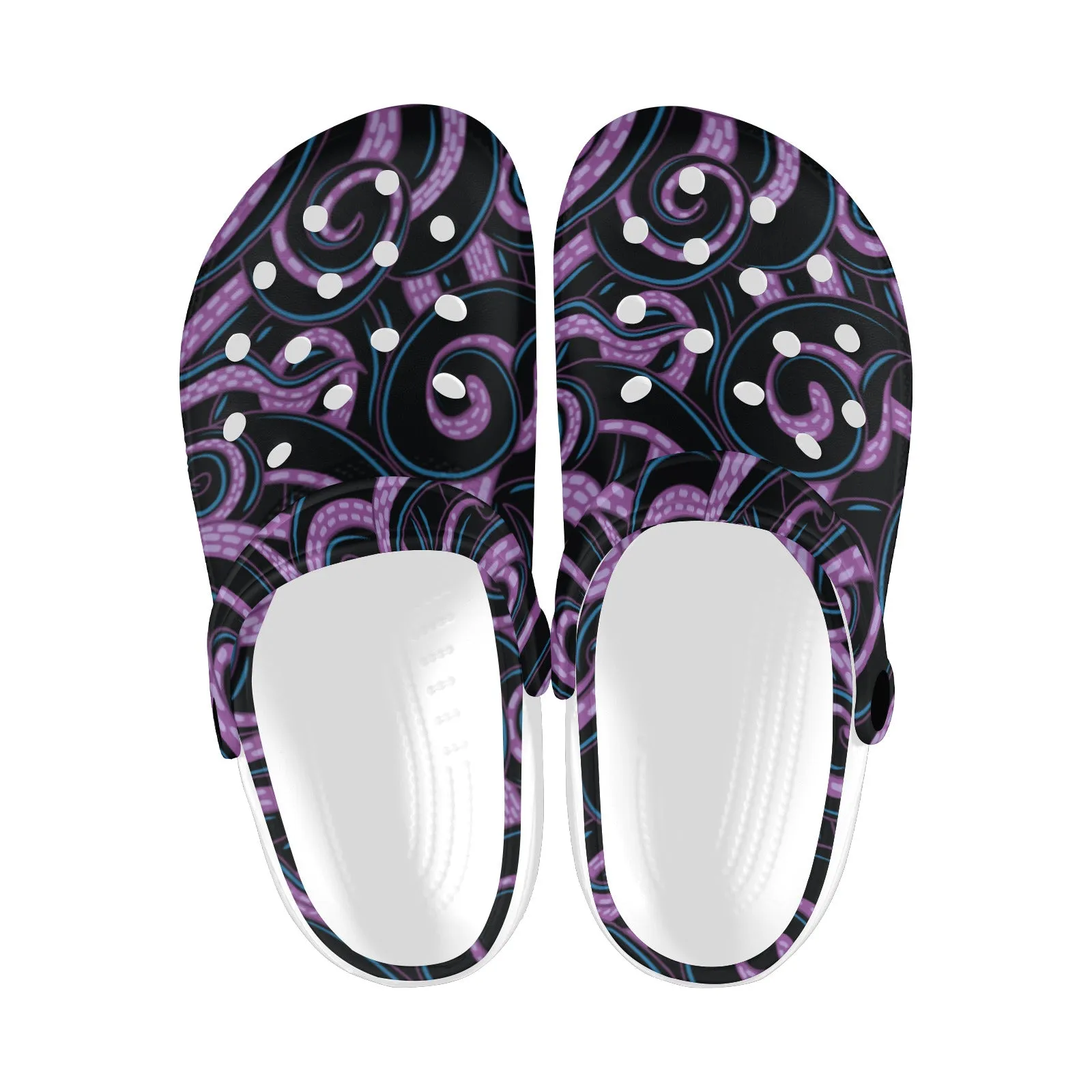 Ursula Tentacles Foam Clogs for Adults