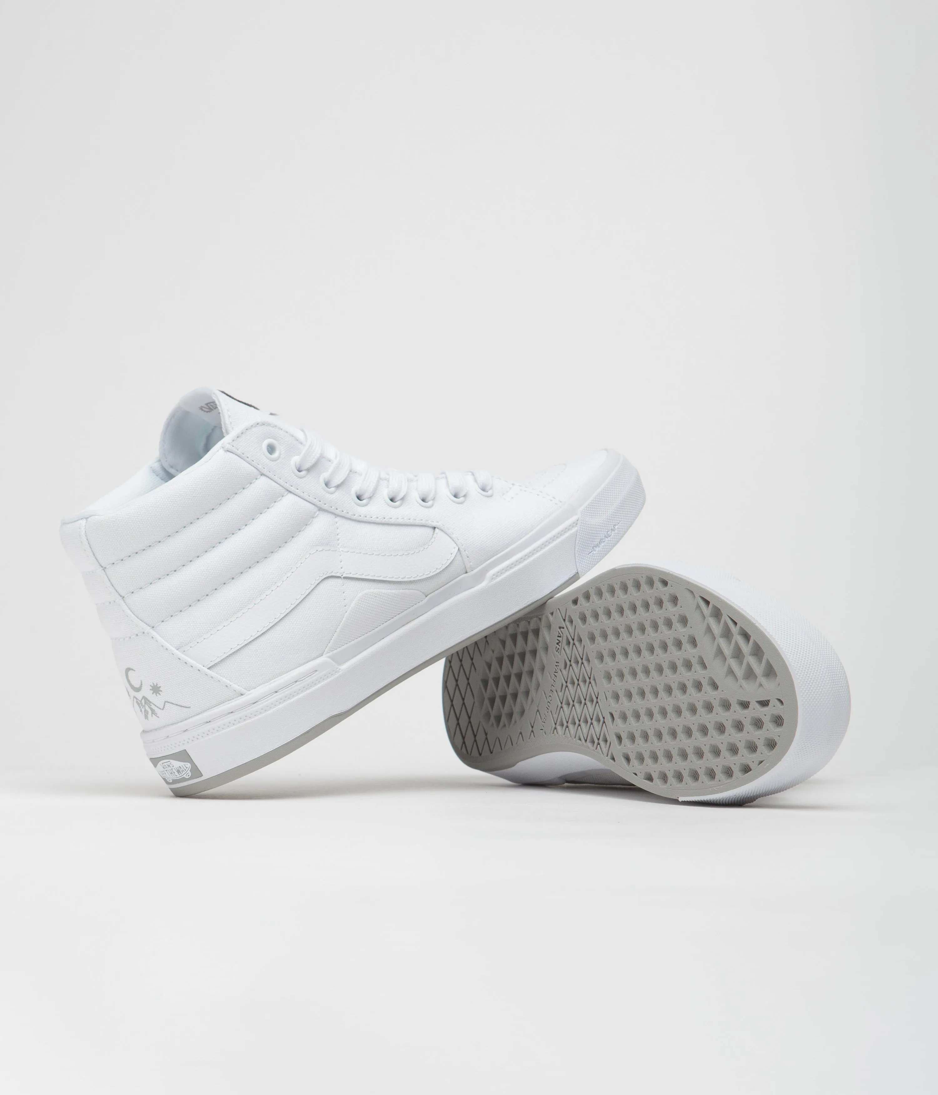 Vans BMX Sk8-Hi Shoes - (Perris Benegas) White / Grey